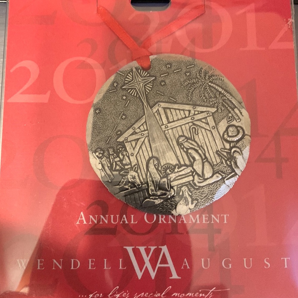 Wendell August Annual Christmas Ornament 2014